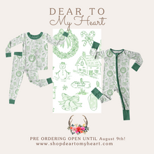 Load image into Gallery viewer, Christmas Green Toile