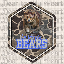 Load image into Gallery viewer, Custom Camo Mascot Tee