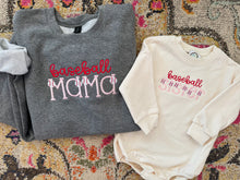 Load image into Gallery viewer, Custom Embroidered Ballpark Sweatshirt, or T-Shirt