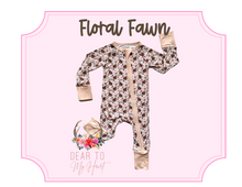 Load image into Gallery viewer, Floral Fawn Zippy