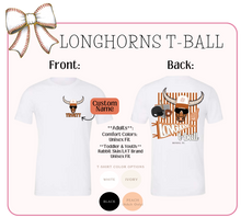 Load image into Gallery viewer, Longhorns T-Ball
