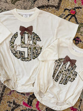 Load image into Gallery viewer, Camo Monogram Bubble &amp; T-Shirt
