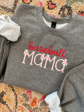 Load image into Gallery viewer, Custom Embroidered Ballpark Sweatshirt, or T-Shirt
