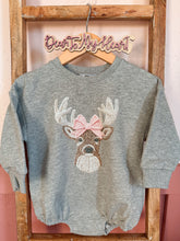 Load image into Gallery viewer, Bucks &amp; Bows Baby Bubble, or Toddler Sweatshirt
