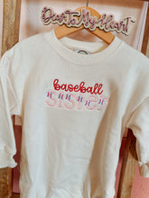 Load image into Gallery viewer, Custom Embroidered Ballpark Ivory Baby Bubble, or T-Shirt
