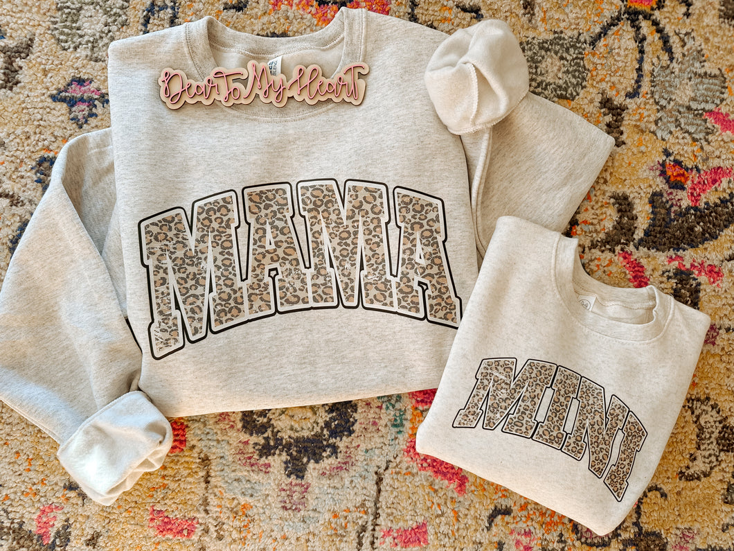 Distressed Mama & Mini Sweatshirt