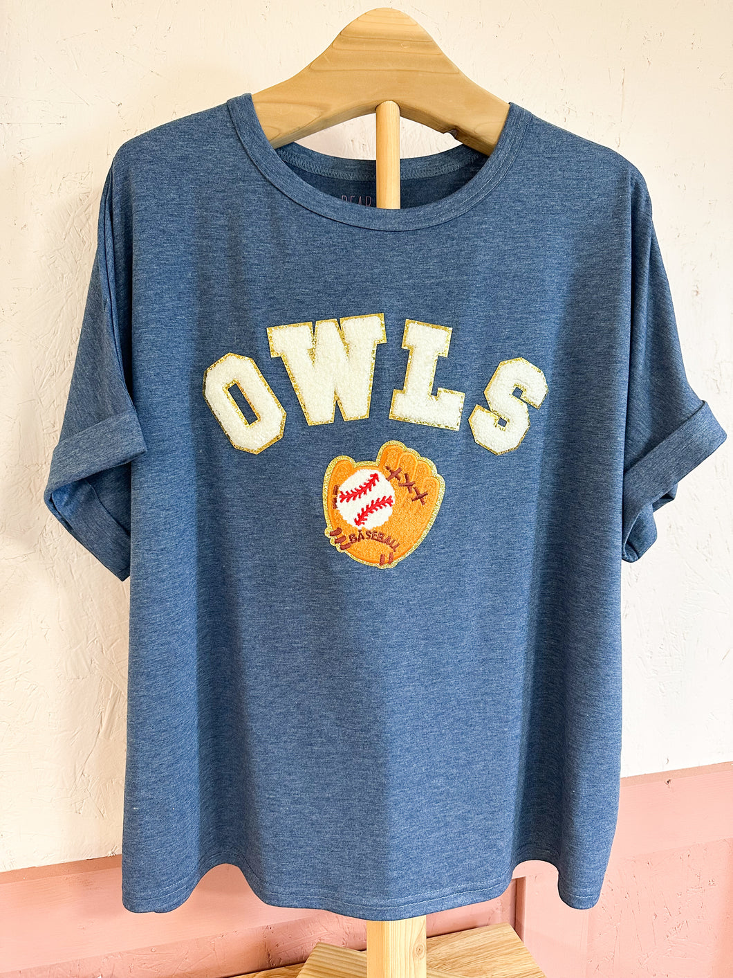 Owls Baseball Chenille
