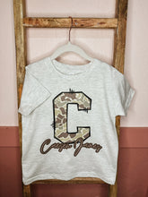 Load image into Gallery viewer, Personalized Camo Initial Tee
