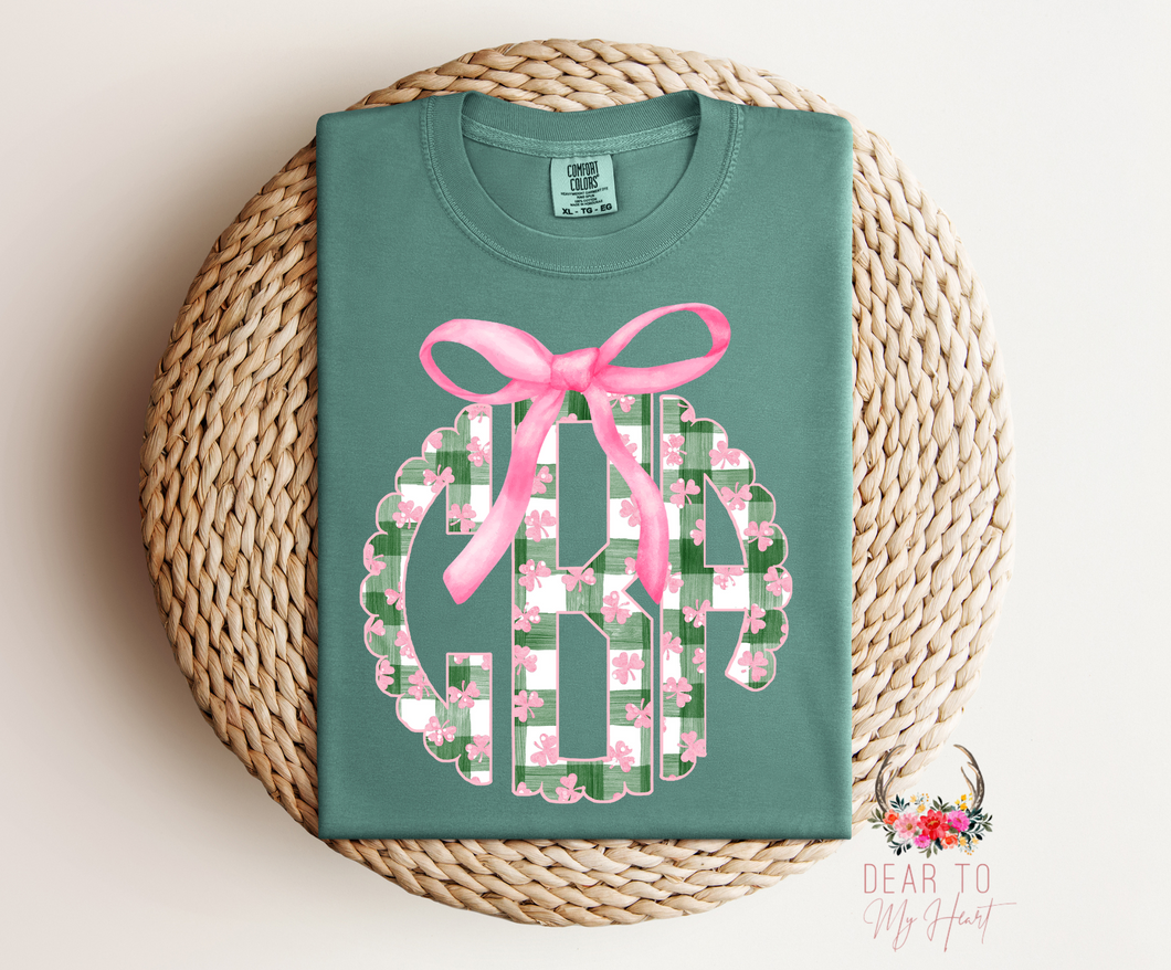 St. Patti's Day Monogram T-Shirt