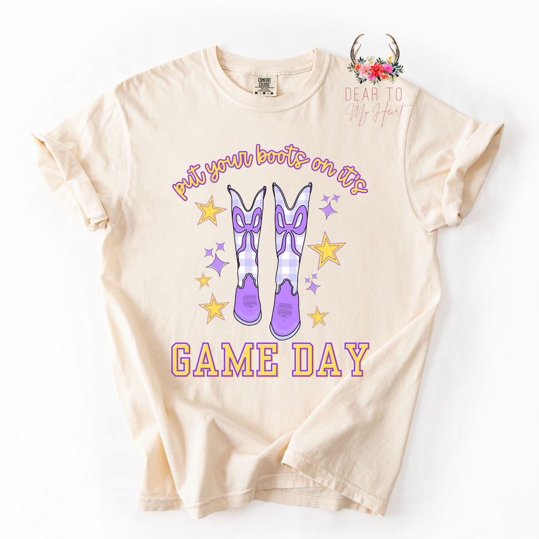 Put Your Boots On It's Game Day