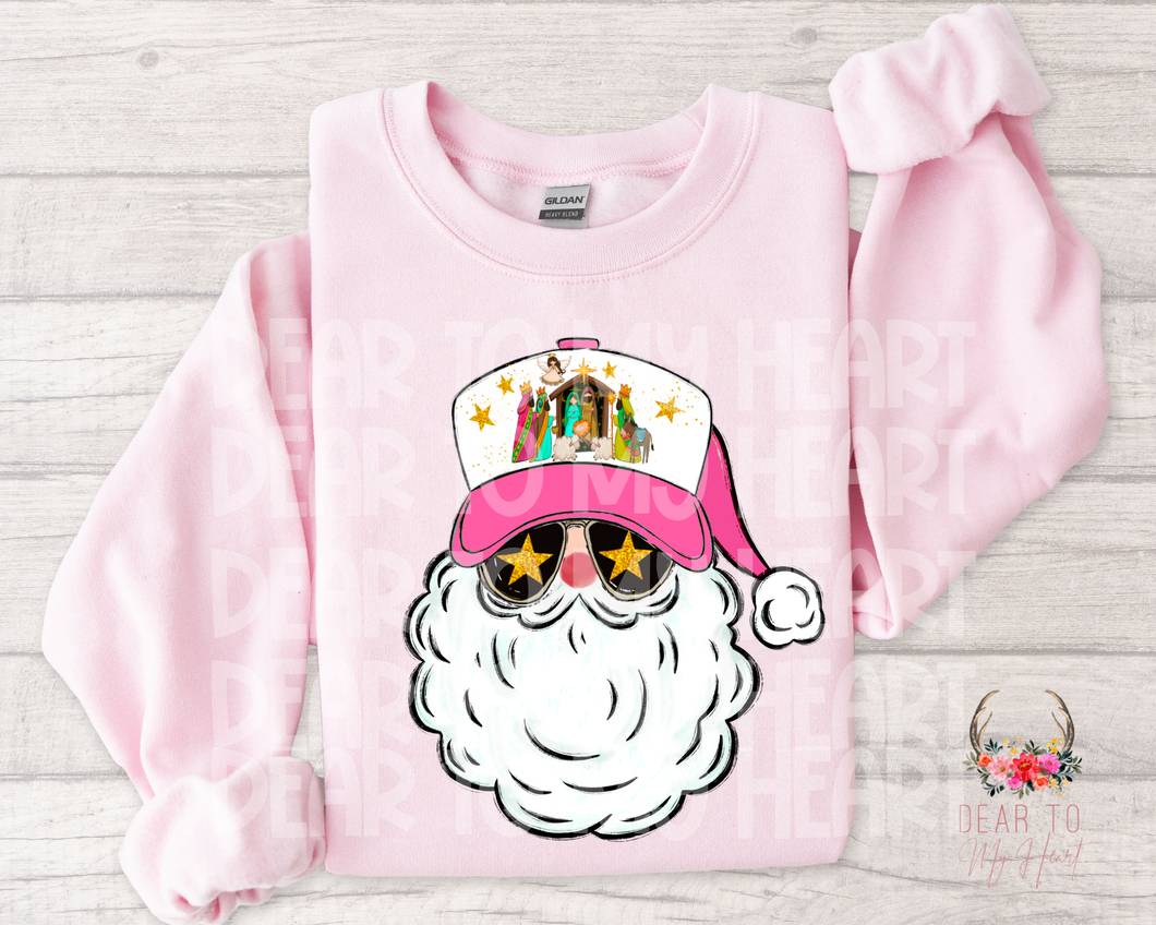 Nativity Trucker Hat Santa