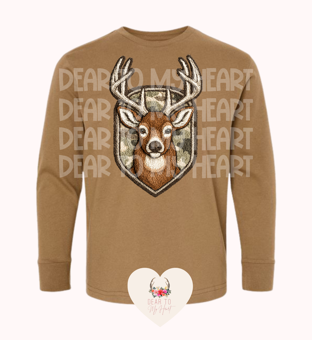 Faux Yarn Buck Infant, or Toddler Sweatshirt
