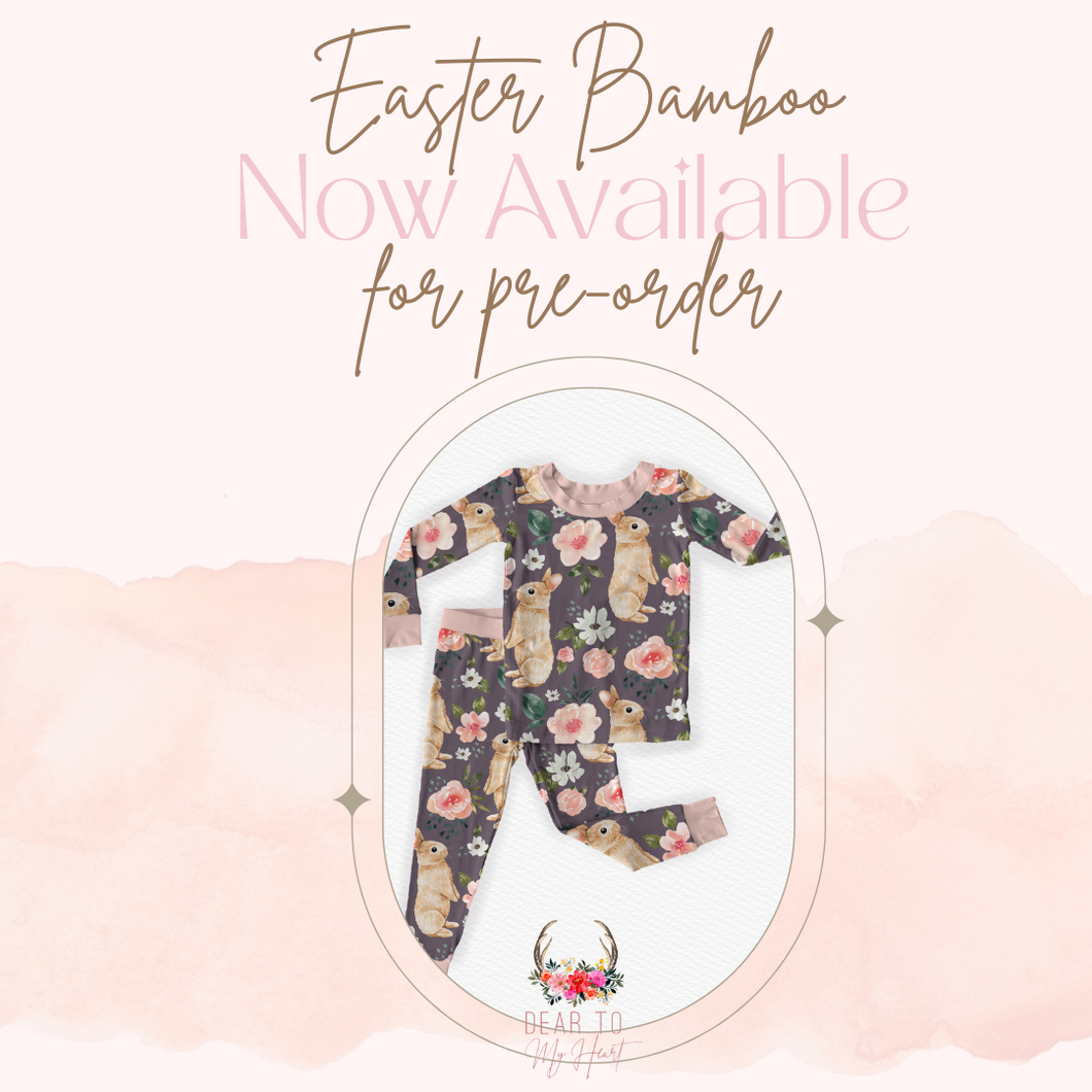 Floral Bunny Two Piece Set