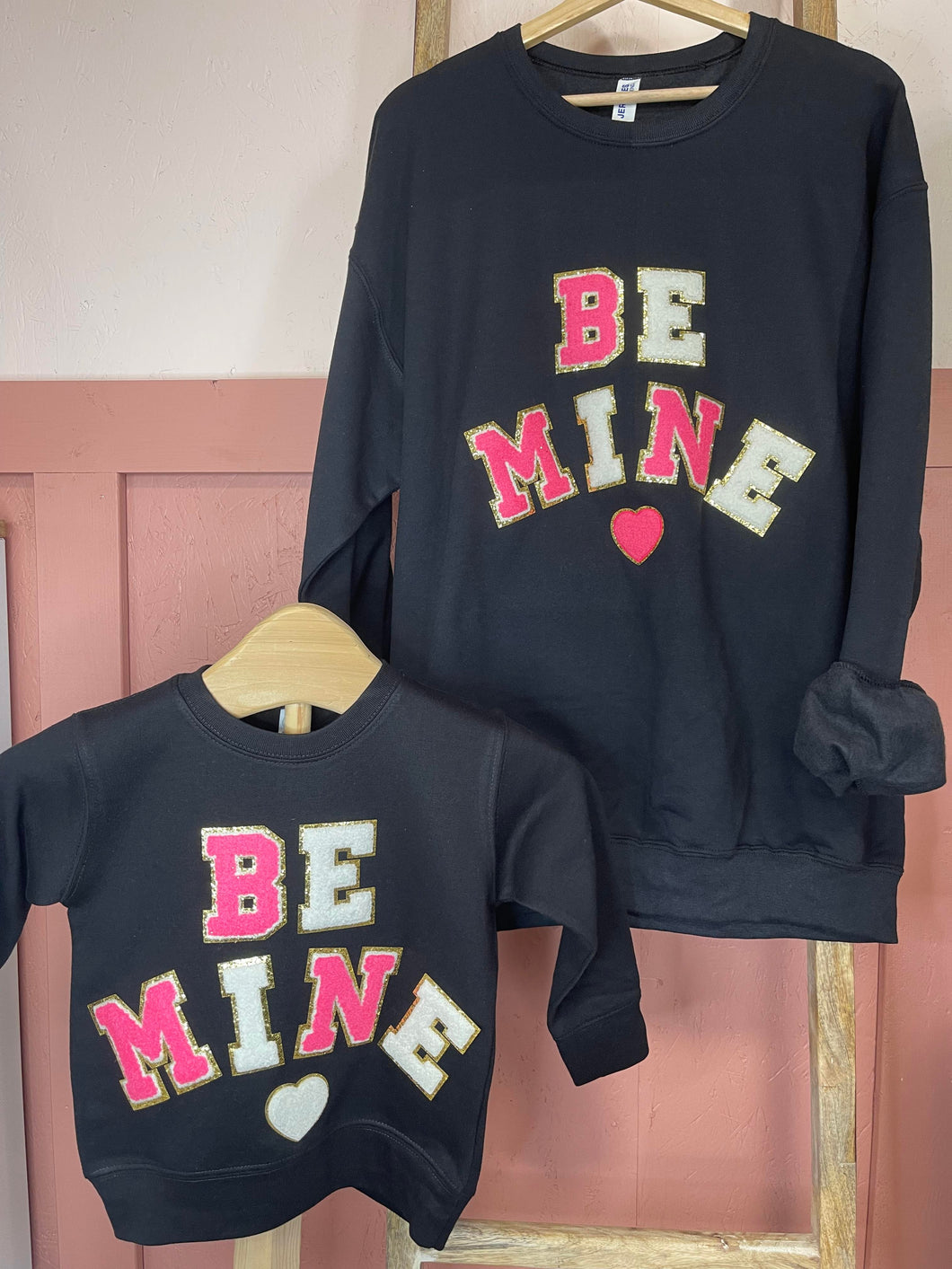 Be Mine Chenille Patch Sweatshirt