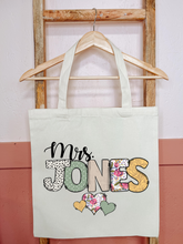 Load image into Gallery viewer, Personalized Teacher Tote
